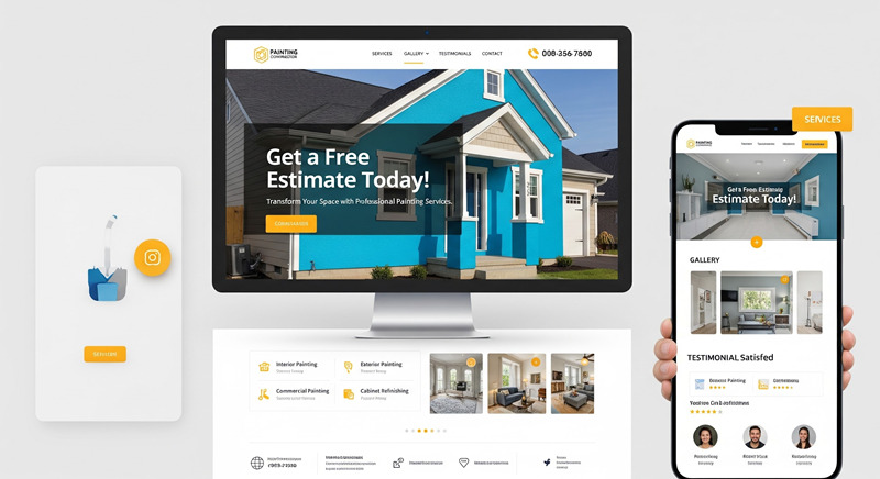Key Elements of a High-Converting Painter Website